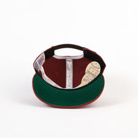 Ebbets Field Flannels Bedford Cord  6 Panel Cap - Henna thumbnail