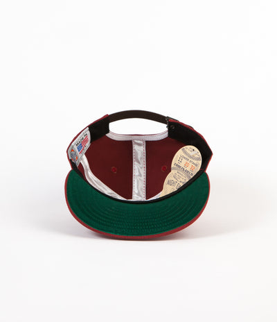 Ebbets Field Flannels Bedford Cord  6 Panel Cap - Henna