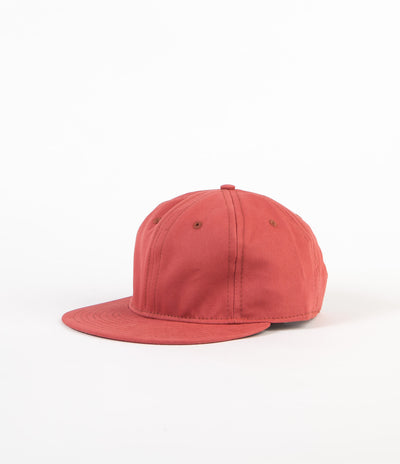 Ebbets Field Flannels Brushed Chino Twill 6 Panel Cap - Nautical Red