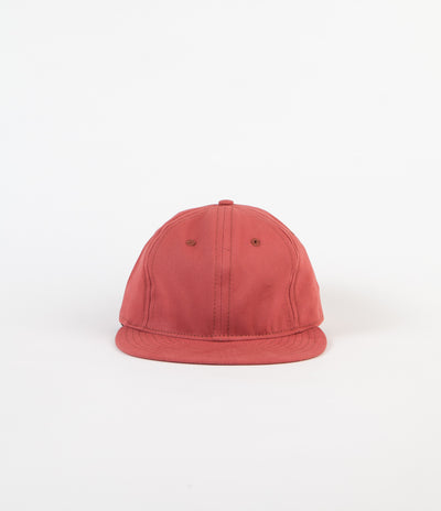Ebbets Field Flannels Brushed Chino Twill 6 Panel Cap - Nautical Red