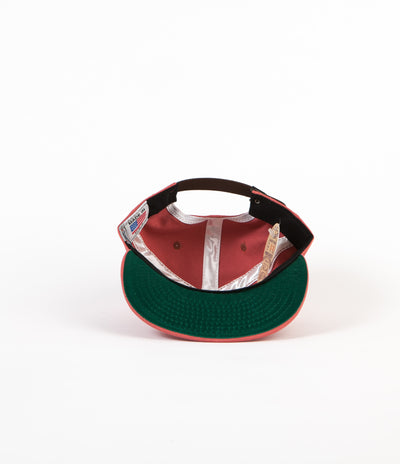 Ebbets Field Flannels Brushed Chino Twill 6 Panel Cap - Nautical Red