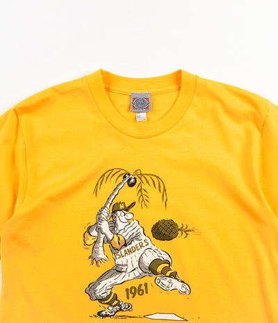 Ebbets Field Flannels Hawaii Islanders 1962 T-Shirt - Yellow