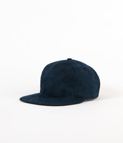 Ebbets Field Flannels Suede 6 Panel Cap - Navy