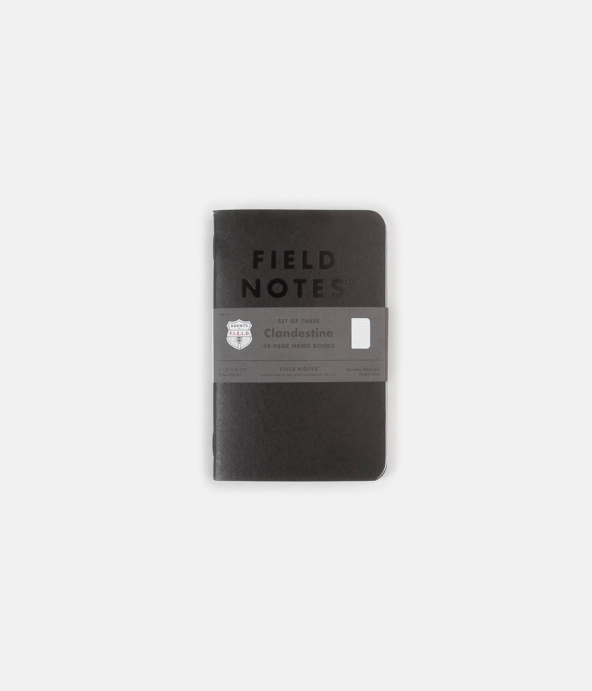 Field Notes Clandestine Notebooks 3 Pack Flatspot