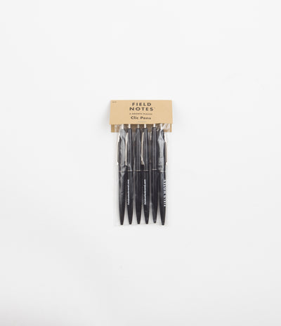 Field Notes Clic Pens (6 Pack) - Black