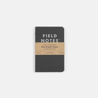 Field Notes Dot Graph Paper Notebooks - Pitch Black - Small thumbnail