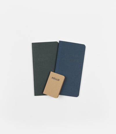 Field Notes End Papers Memo Books - Green / Blue