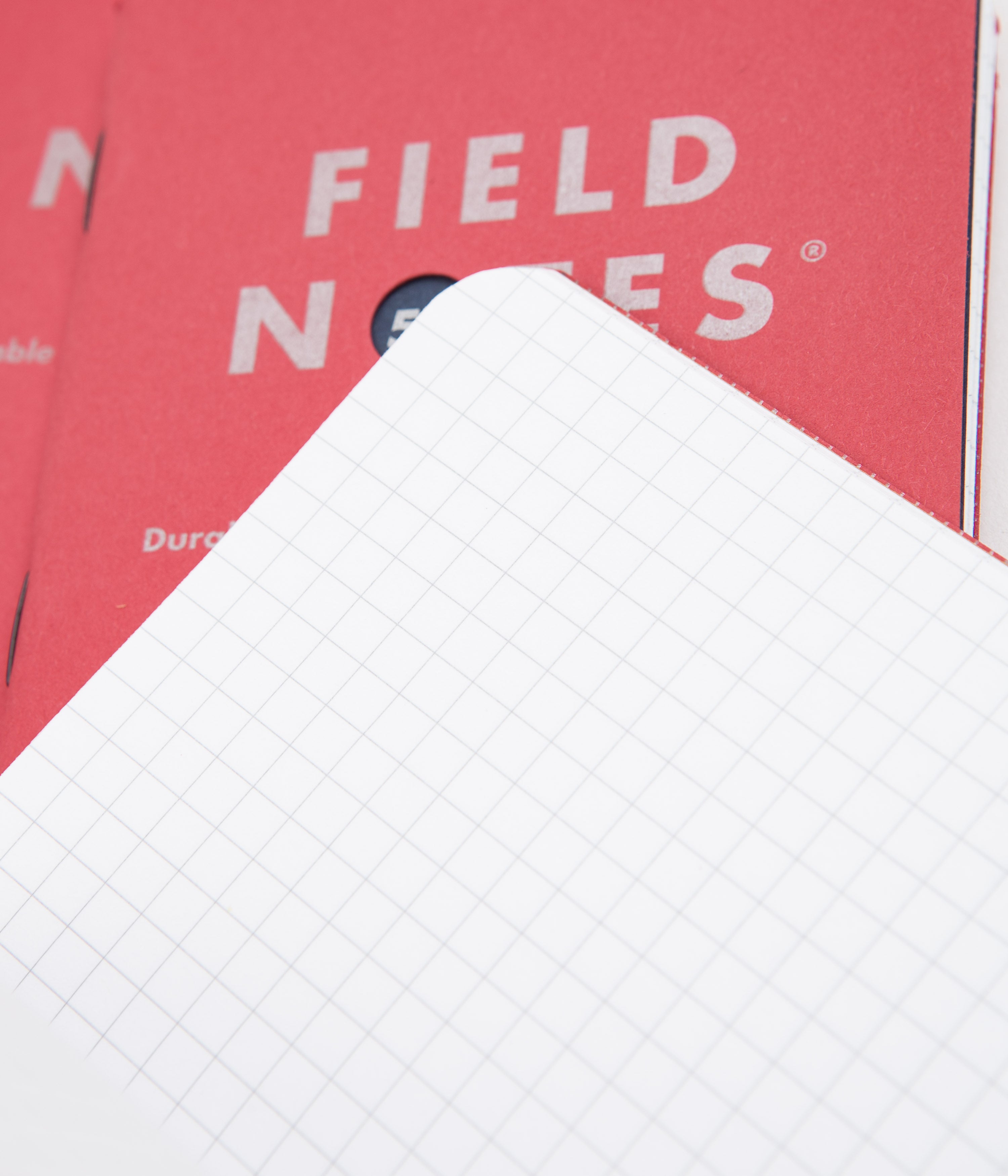 Field Notes Fifty Memo Books (3 Pack) Graph Paper Flatspot