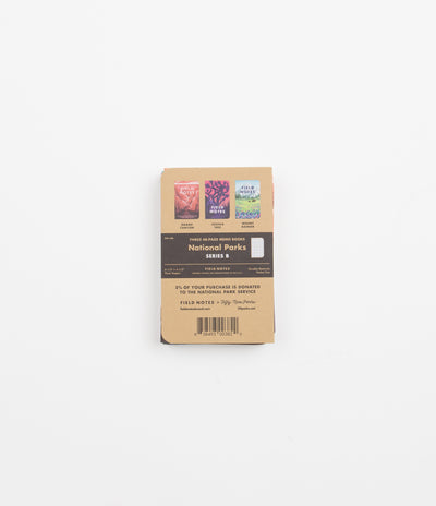 Field Notes National Parks Memo Books (3 Pack) - Grand Canyon / Joshua Tree / Mount Rainier