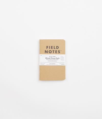 Field Notes Original Kraft Notebooks (3 Pack) - Mixed Paper