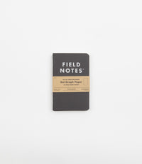 Field Notes Pitch Black Memo Books (3 Pack) - Dot Graph Paper