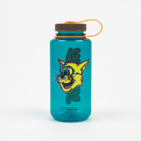 Flatspot Cat 1L Nalgene Bottle - Cerulean