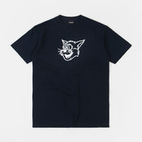 Flatspot Cat T-Shirt - Navy thumbnail