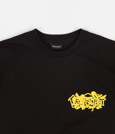 Flatspot Collage T-Shirt - Black