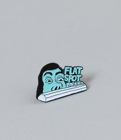 Flatspot Curb Sniffer Pin Badge