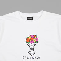 Flatspot Flowers T-Shirt - White thumbnail
