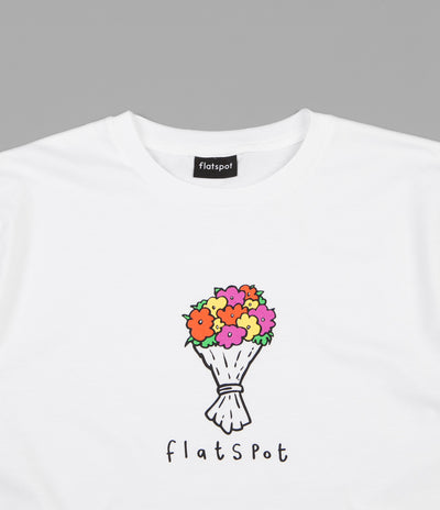 Flatspot Flowers T-Shirt - White