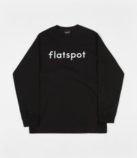 Flatspot Logo Long Sleeve T-Shirt - Black
