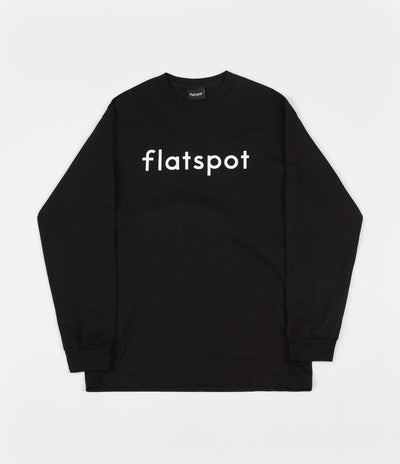 Flatspot Logo Long Sleeve T-Shirt - Black