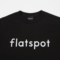Flatspot Logo Long Sleeve T-Shirt - Black thumbnail