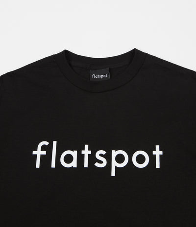 Flatspot Logo Long Sleeve T-Shirt - Black