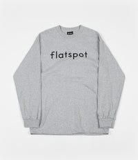 Flatspot Logo Long Sleeve T-Shirt - Heather Grey