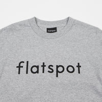 Flatspot Logo Long Sleeve T-Shirt - Heather Grey thumbnail