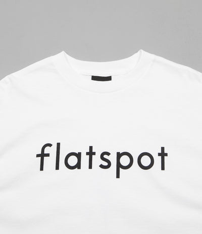 Flatspot Logo Long Sleeve T-Shirt - White