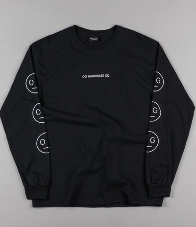 Flatspot OG Hardware Triple OG Long Sleeve T-Shirt - Black