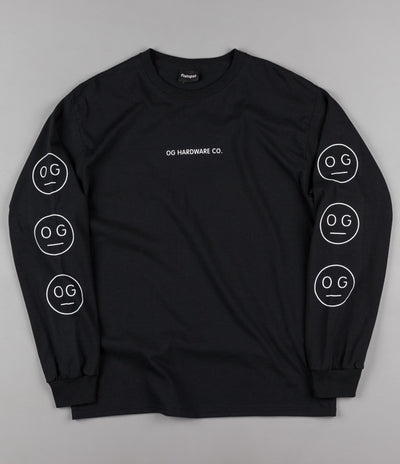 Flatspot OG Hardware Triple OG Long Sleeve T-Shirt - Black