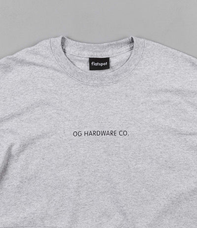 Flatspot OG Hardware Triple OG Long Sleeve T-Shirt - Heather Grey