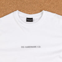 Flatspot OG Hardware Triple OG Long Sleeve T-Shirt - White thumbnail