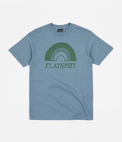 flatspot Rainbow T-Shirt - Slate Blue