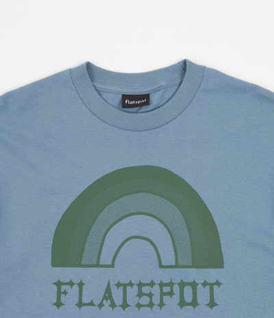 flatspot Rainbow T-Shirt - Slate Blue