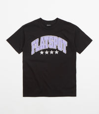 Flatspot Since 95 T-Shirt - Black / Violet / White