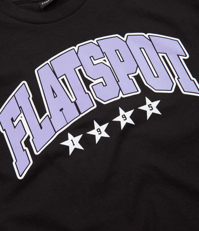 Flatspot Since 95 T-Shirt - Black / Violet / White