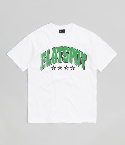 Flatspot Since 95 T-Shirt - White / Forest / Black