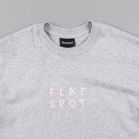 Flatspot Wobble T-Shirt - Heather Grey / Pink thumbnail