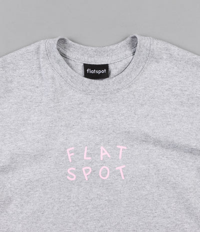 Flatspot Wobble T-Shirt - Heather Grey / Pink