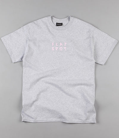 Flatspot Wobble T-Shirt - Heather Grey / Pink