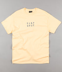 Flatspot Wobble T-Shirt - Yellow Haze / Navy
