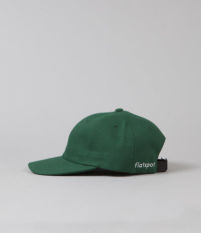 Flatspot Wool Polo Cap - Spruce Green
