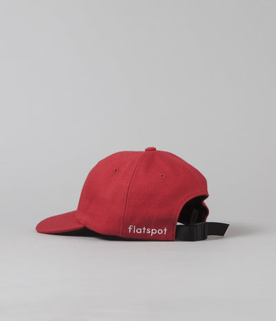Flatspot Wool Polo Cap - Red
