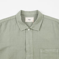 Folk Patch Shirt - Washed Green thumbnail