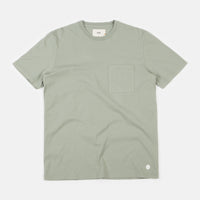 Folk Pocket Assembly T-Shirt - Washed Green thumbnail