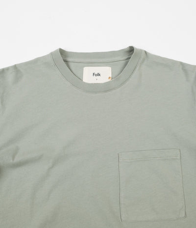 Folk Pocket Assembly T-Shirt - Washed Green