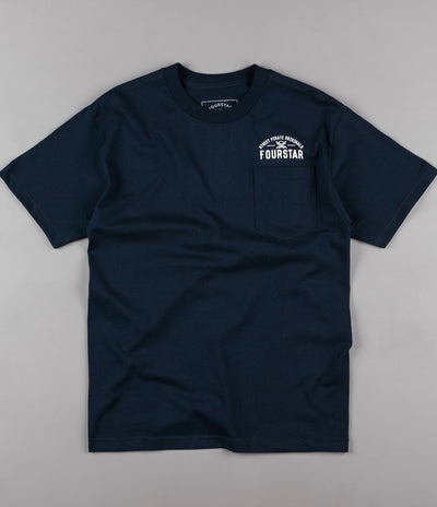 Fourstar Arched Pocket T-Shirt - Navy