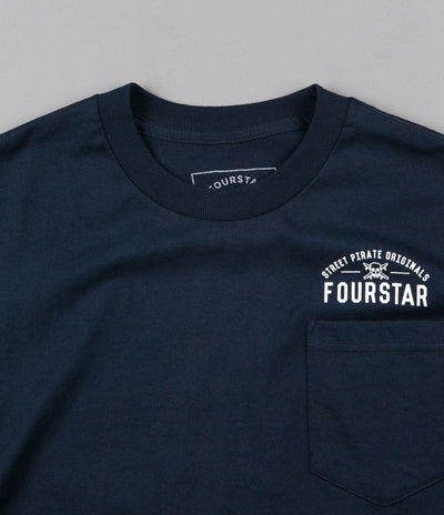 Fourstar Arched Pocket T-Shirt - Navy