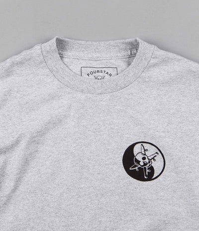 Fourstar Kung Fu T-Shirt - Athletic Heather Grey