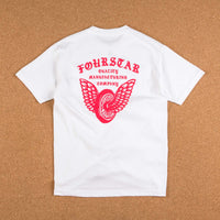 Fourstar Winged Wheel Pocket T-Shirt - White thumbnail